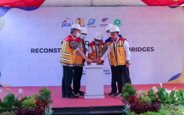 Ground breaking pembangunan jembatan Palu IV provinsi Sulteng 