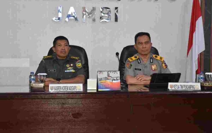 Kunjungan Tim KKDN Sespimti Polri di Korem 042/Gapu