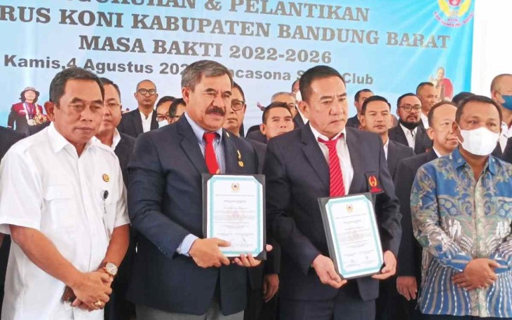 Ilustrasi foto kepengurusan KONI Kabupaten Bandung Barat 