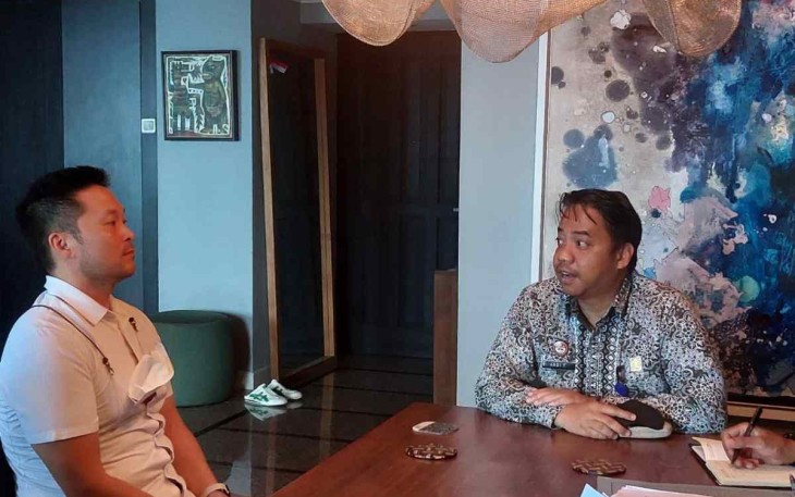 Kadiv Yankumham Andi Taletting Langi saat mengunjungi kediaman WN Australia 