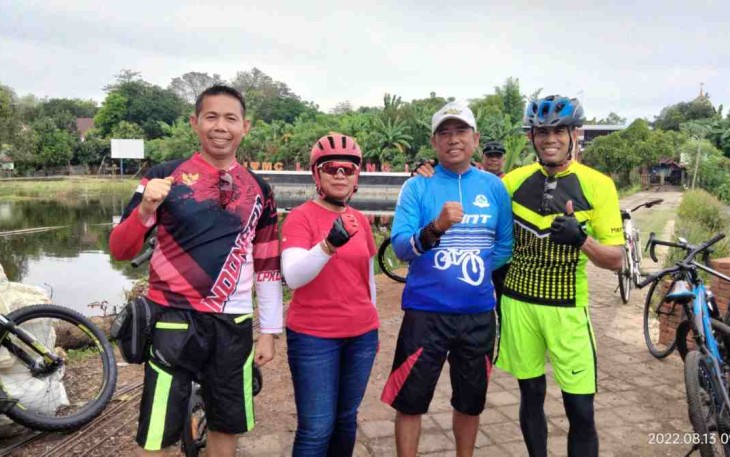 Gowes bareng bersama PT IKI Makassar