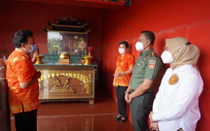 Danrem 071/Wijayakusuma saat mengunjungi kota lama Banyumas