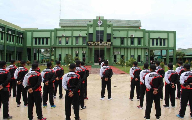 Upacara peringatan Haornas di Kodim 0906/Kkr