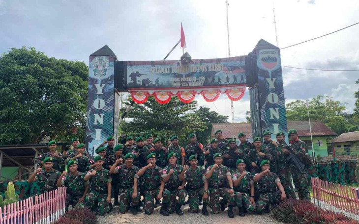 Satgas Yonif 511/DY resmi bertugas di sektor selatan perbatasan RI-PNG