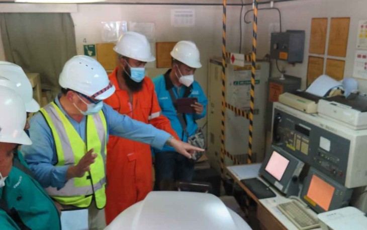 AMSA Australia saat memberikan pelatihan PSCO Ditjen Hubla Teluk Bayur 