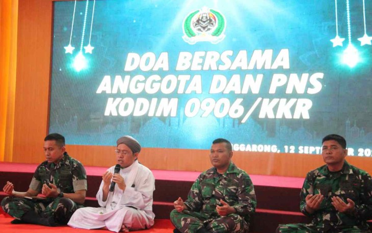 Do'a bersama Kodim 0906/Kkr