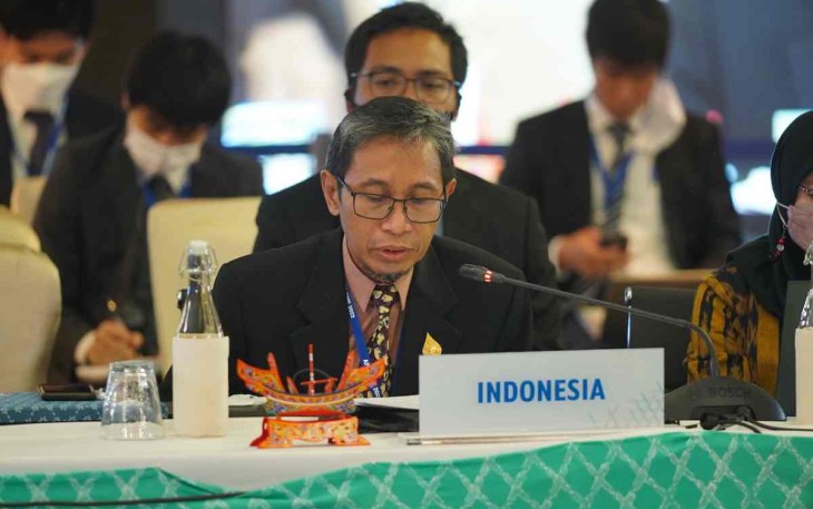 Luhur Pradjarto saat mengikuti APEC SME Working Group Meeting Ke-54 di Thailand 