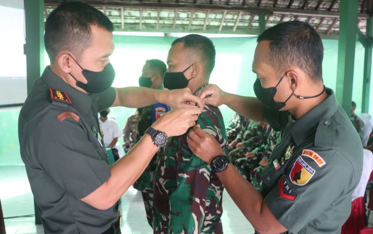 Dandim 0807/Tulungagung saat membuka pemberdayaan Koramil Model 
