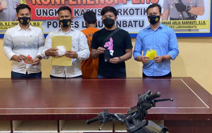 Penangkapan pengedar sabu seberat 193.92 gram Polres Labuhanbatu