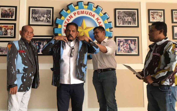 Rahudman saat memakai jacket IPK, Rabu (21/9)