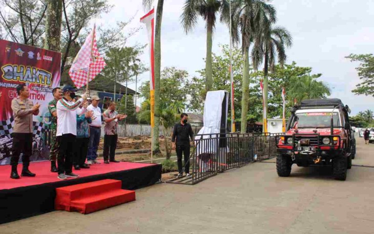 Rally Wisata Bhakti Bhayangkara Khatulistiwa di Pontianak 
