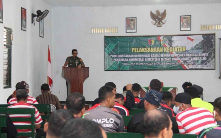 Komsos bersama komponen bangsa di Kodim 0806/Treny