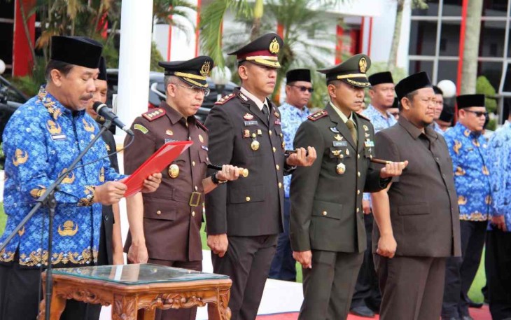 Peringatan Hari Kesaktian Pancasila di Kantor Bupati Tenggarong. Sabtu (1/10))