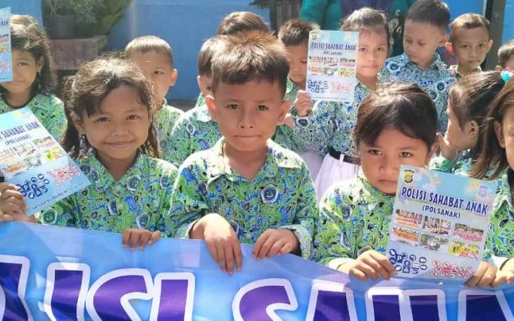 Polsanak bersama anak-anak TK Ra Aulia Cengkareng Jakarta Barat, Kamis (6/10)
