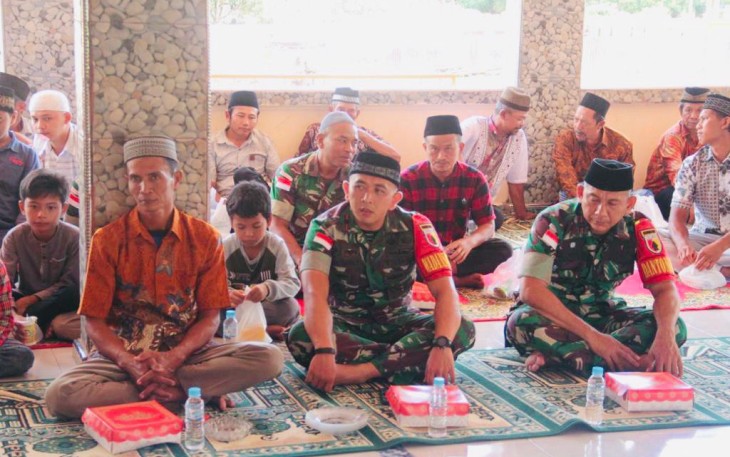 Satgas Yonif 511/DY gelar maulid nabi Muhammad SAW di perbatasan 