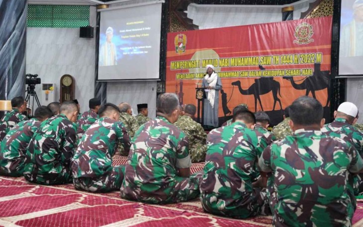 Peringatan Maulid Nabi Muhammad SAW di Kostrad Jakarta 
