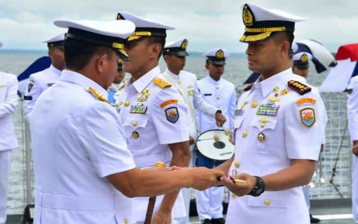Pangkoarmada III Laksamana Muda TNI Irvansyah saat sertijab Guskamla  
