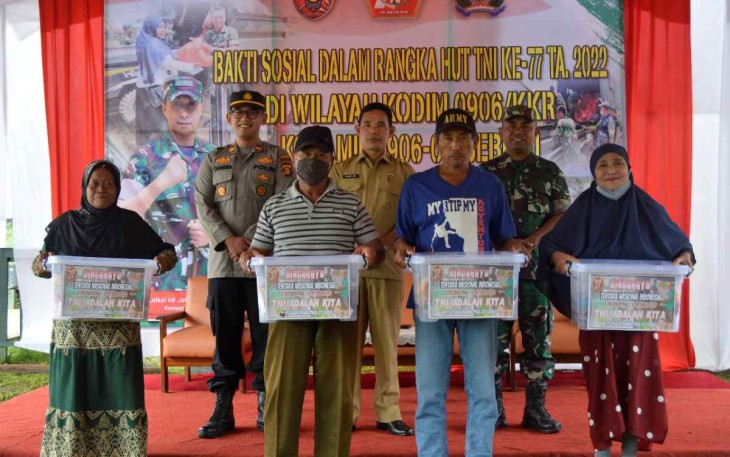 Paket sembako Koramil Sebulu