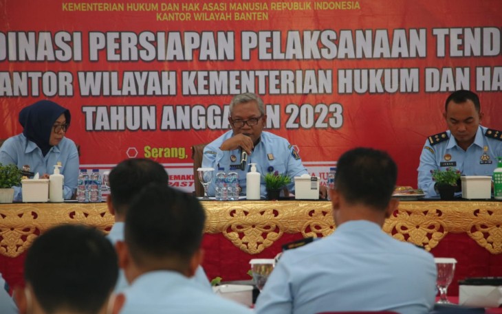Tender Mitigasi Resiko Pelaksanaan Pengadaan TA. 2023 Kanwil Kemenkumham Banten 