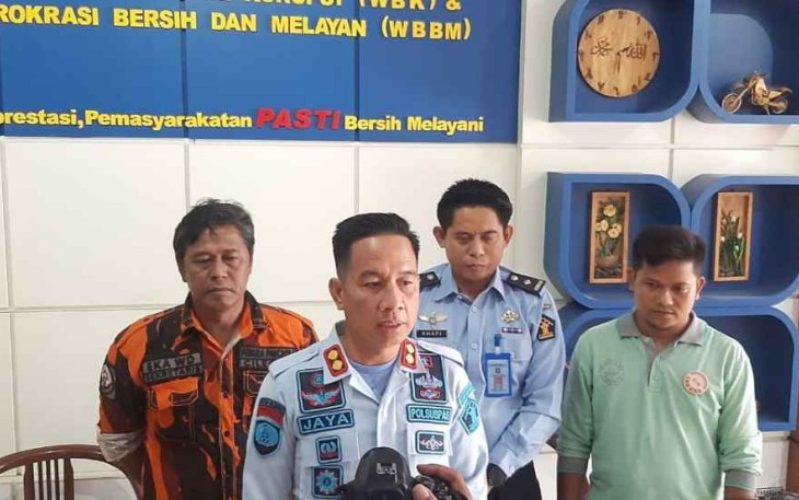 Fogging area blok hunian Lapas Cilegon 