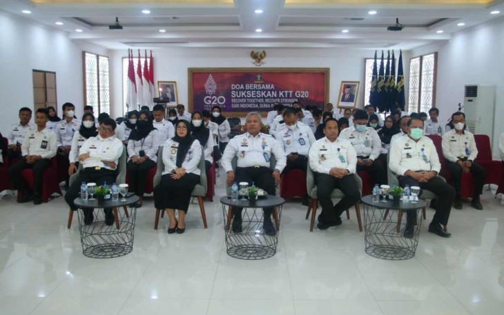 Doa bersama jajaran Kumham Banten