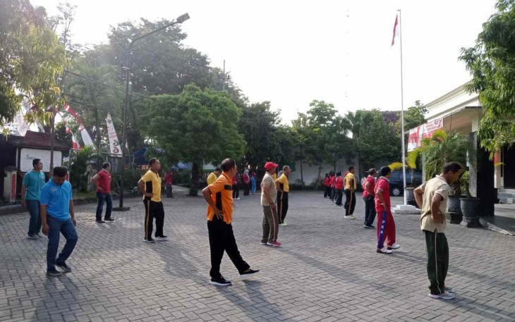 Olahraga bersama di wilayah 