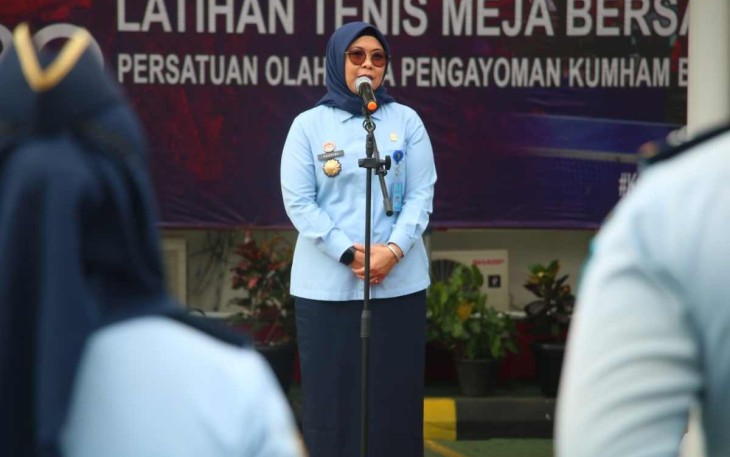 Kepala Divisi Administrasi Sri Yusfini Yusuf Kumham Banten