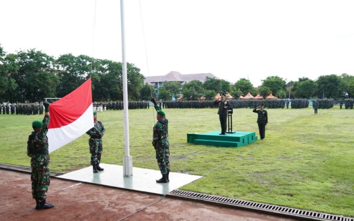 Upacara bendera hari Sumpah Pemuda Ke-94 di Kodam IX/Udayana 