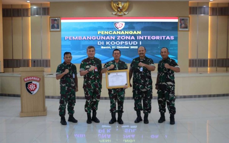 Pencanangan Pembangunan Zona Integritas di Koopsud I
