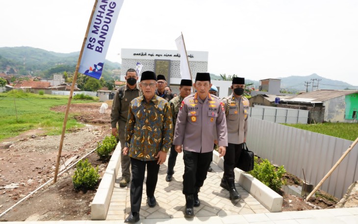 Kapolri Jenderal Listyo Sigit Prabowo saat peresmian RSMBS di Bandung 
