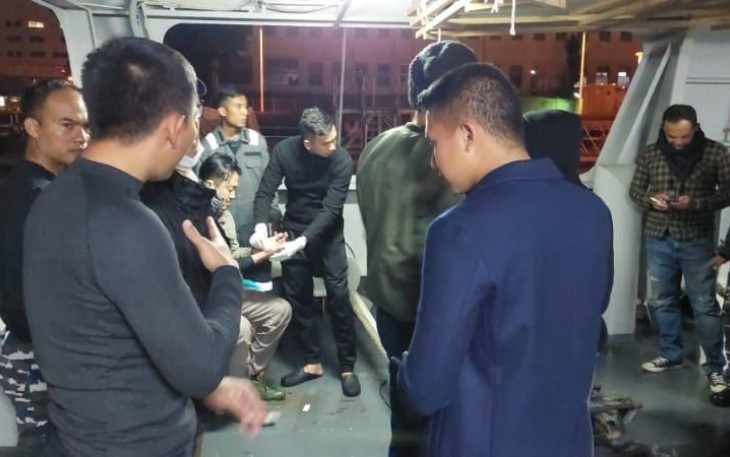 Aksi penyelamatan prajurit TNI AL