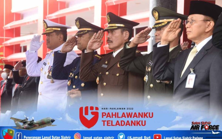 Peringatan Hari Pahlawan di Kantor Gubernur Sumbar