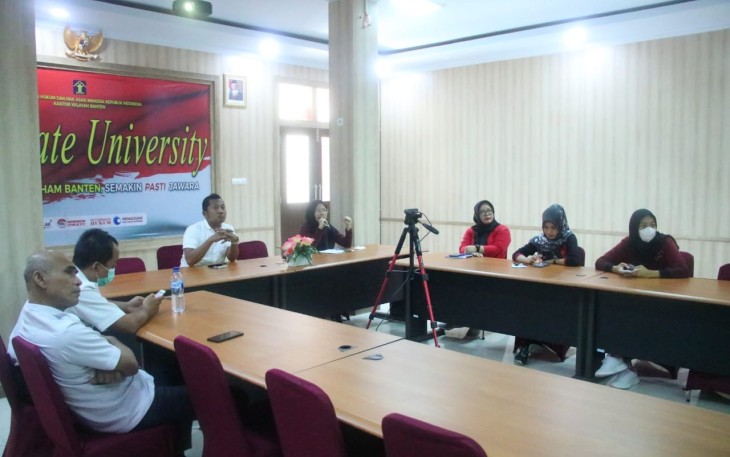 Sosialisasi P2HAM, Kanwil Kemenkumham Banten Tingkatkan Pelayanan Publik Berbasis HAM di Satker