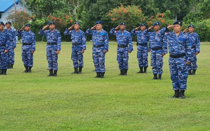 Upacara Bendera 17-an Lanud Maimun Saleh 