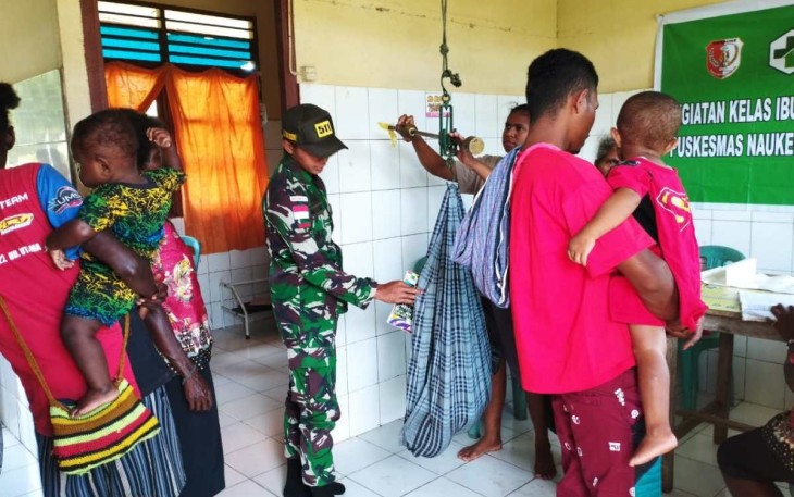 Posyandu balita satgas Yonif 511/DY