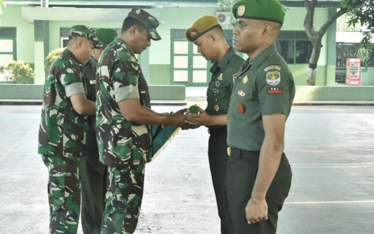 Danrindam Jaya Kolonel Inf Ayub Akbar saat menutup Pendidikan Bintara dan Tamtama Provos 