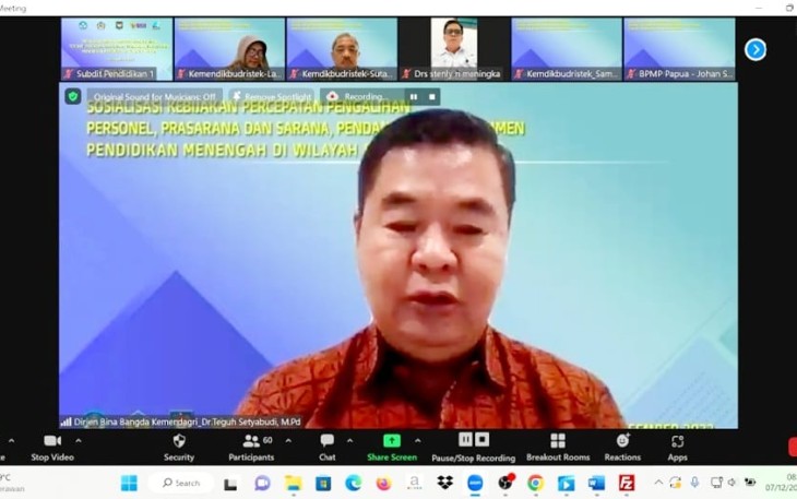 Dirjen Bangda Kemendagri Teguh Setyabudi 