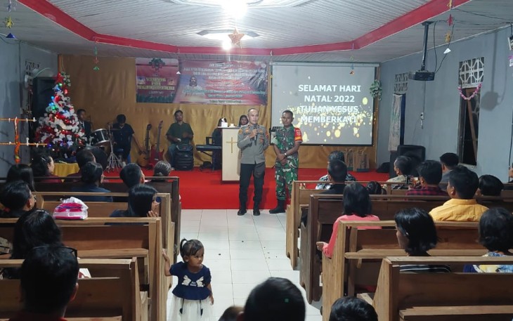 Pengamanan ibadah Natal di Kecamatan Tebing Tinggi