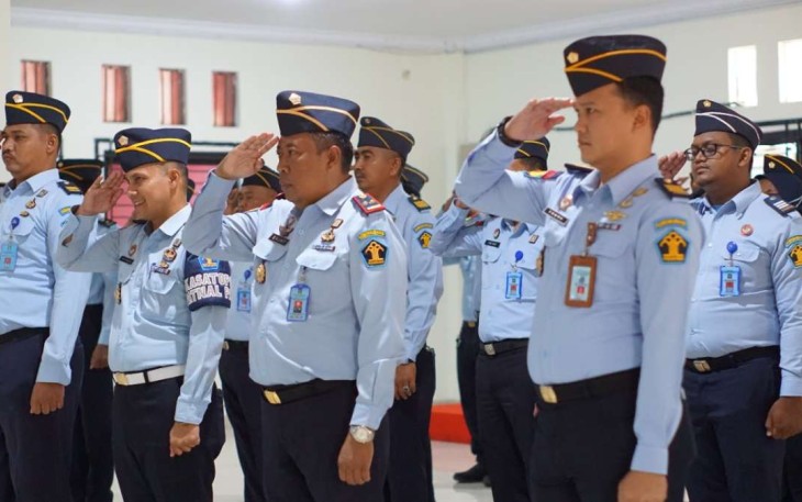 Peringatan Hari Bela Negara Ke-74 di Lapas Cilegon, Senin (19/12)