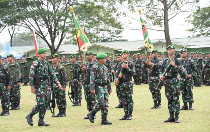 HUT Infanteri Ke-74 Kodam I/BB di Yonif 125/Si'mbisa, Senin (19/12)