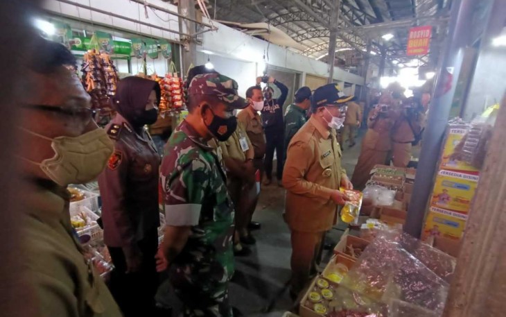 Sidak pasar tradisional jelang nataru