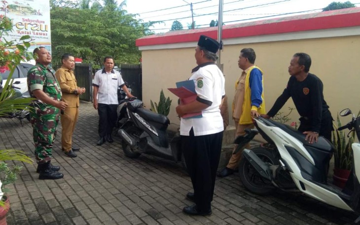 Komsos bersama aparat desa binaan 