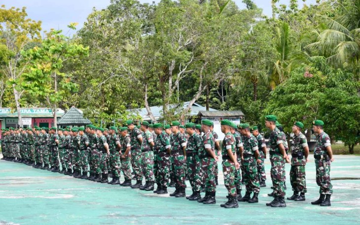 Apel Kesiapsiagaan Keamanan Nataru Korem 181/PVT