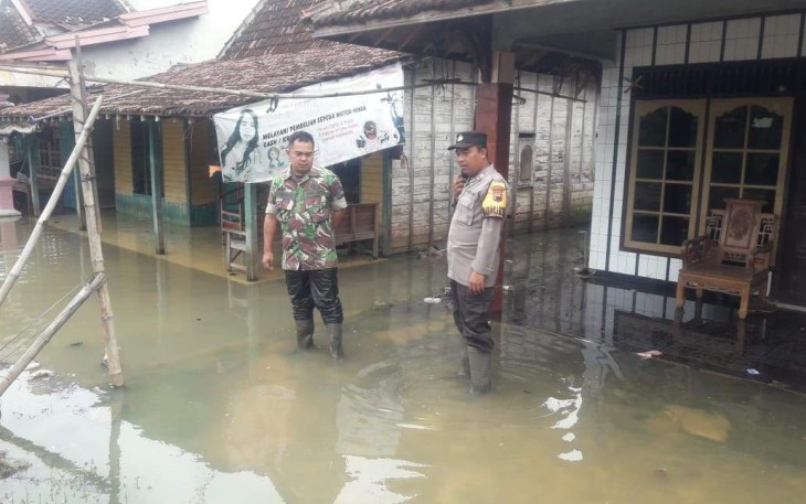 Pemukiman warga di Dukuh Ngantru terdampak banjir