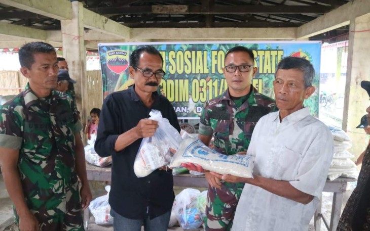 Pembagian Bhakti Sosial Di Lokasi Food Estate