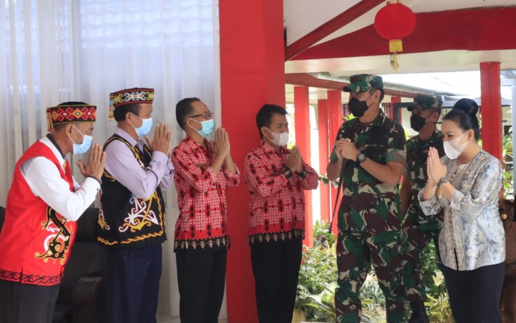 Pangdam XII/Tpr Silaturahmi Dengan Forkopimda Landak