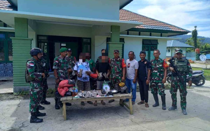  2,7 Kg ganja kering siap edar berhasil disita pos Ramil Benawa