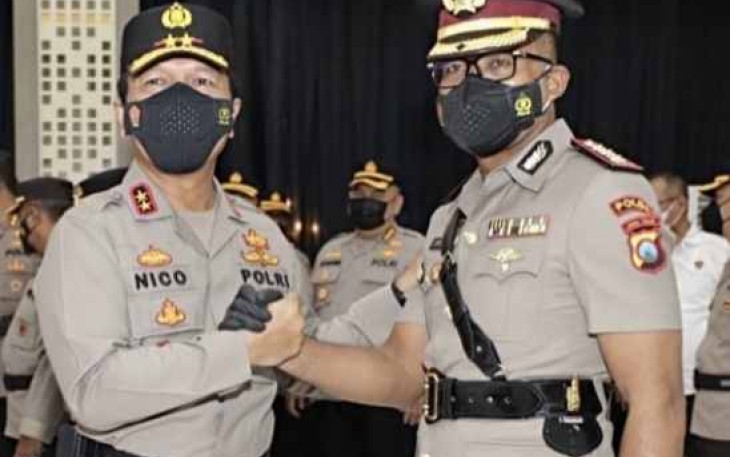 Kapolda Jatim usai sertijab bersama Dirlantas Polda Jatim 