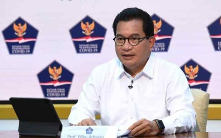 Prof Wiku Adisasmito saat memberikan keterangan pers di Jakarta 