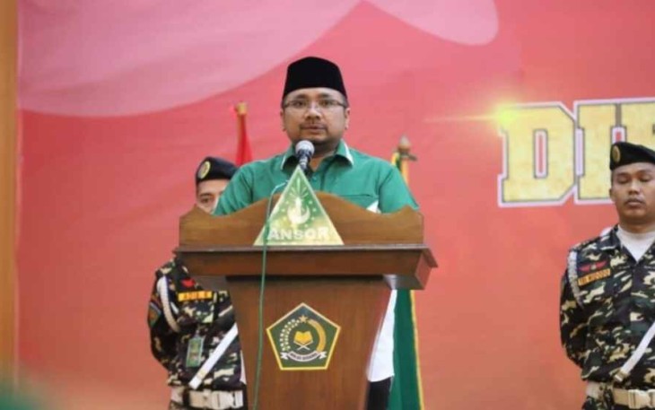 Menag Saat Membuka Diklatsar Akbar Satkorwil Banser DKI Jakarta